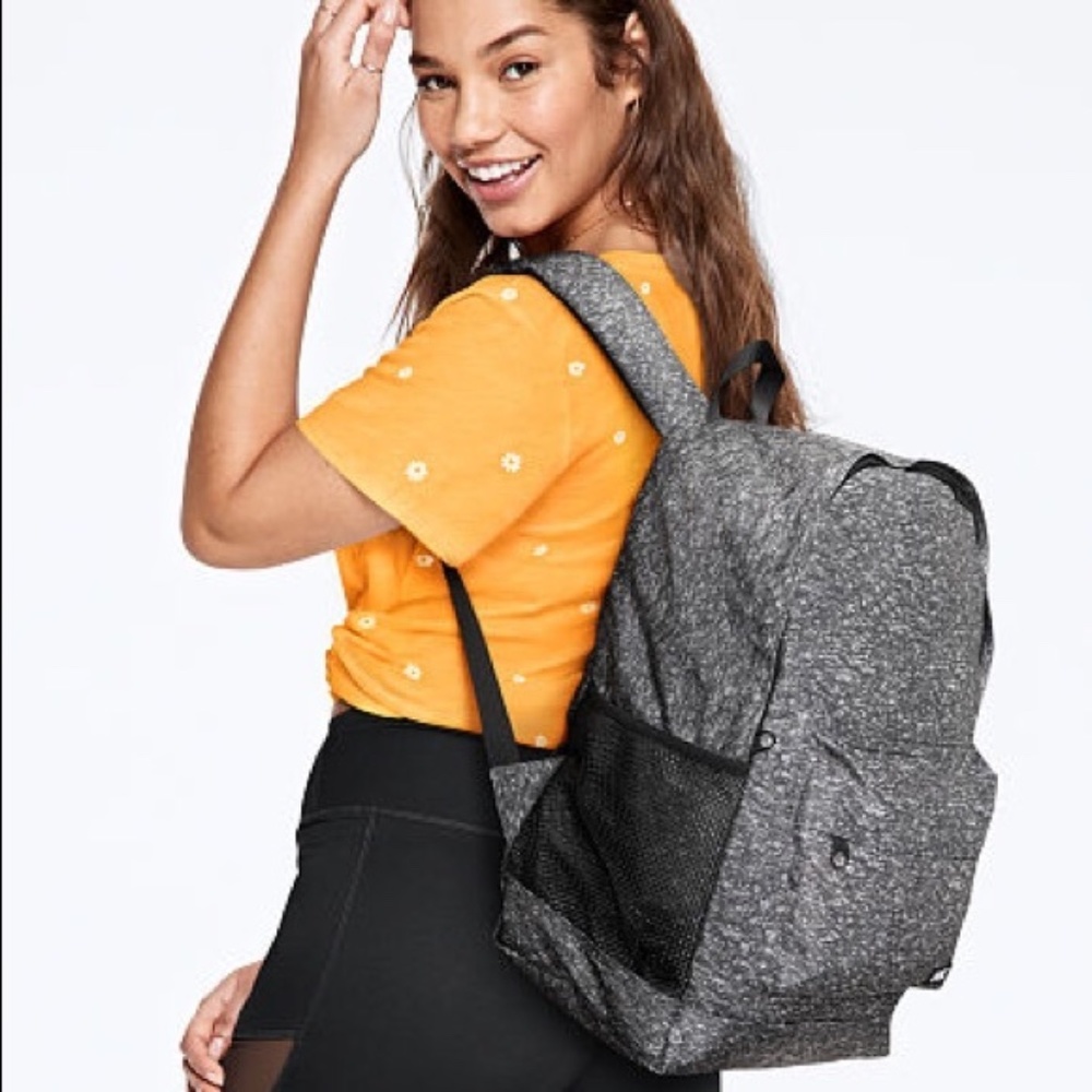Victoria’s Secret PINK Classic Backpack Gray NEW
